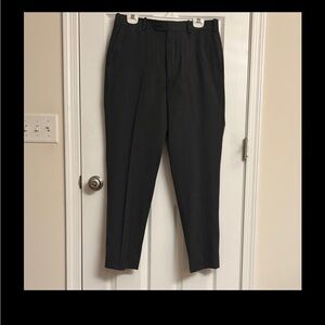 U.S. Polo Assn Dark Gray Dress Pants with Tapered Leg Design Size 34W 33L